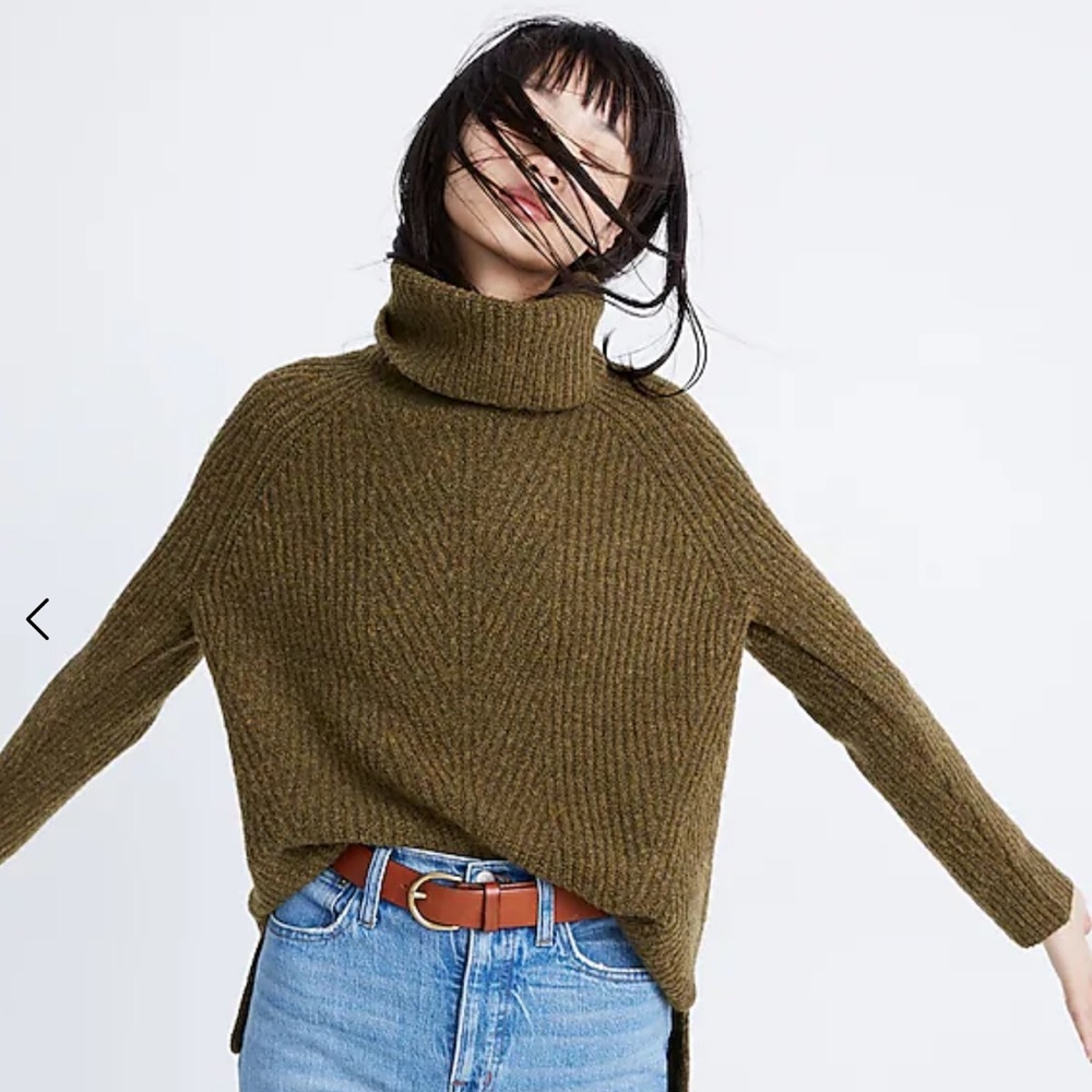 Madewell Women’s Mercer Turtleneck Sweater in Coziest Yarn | XS